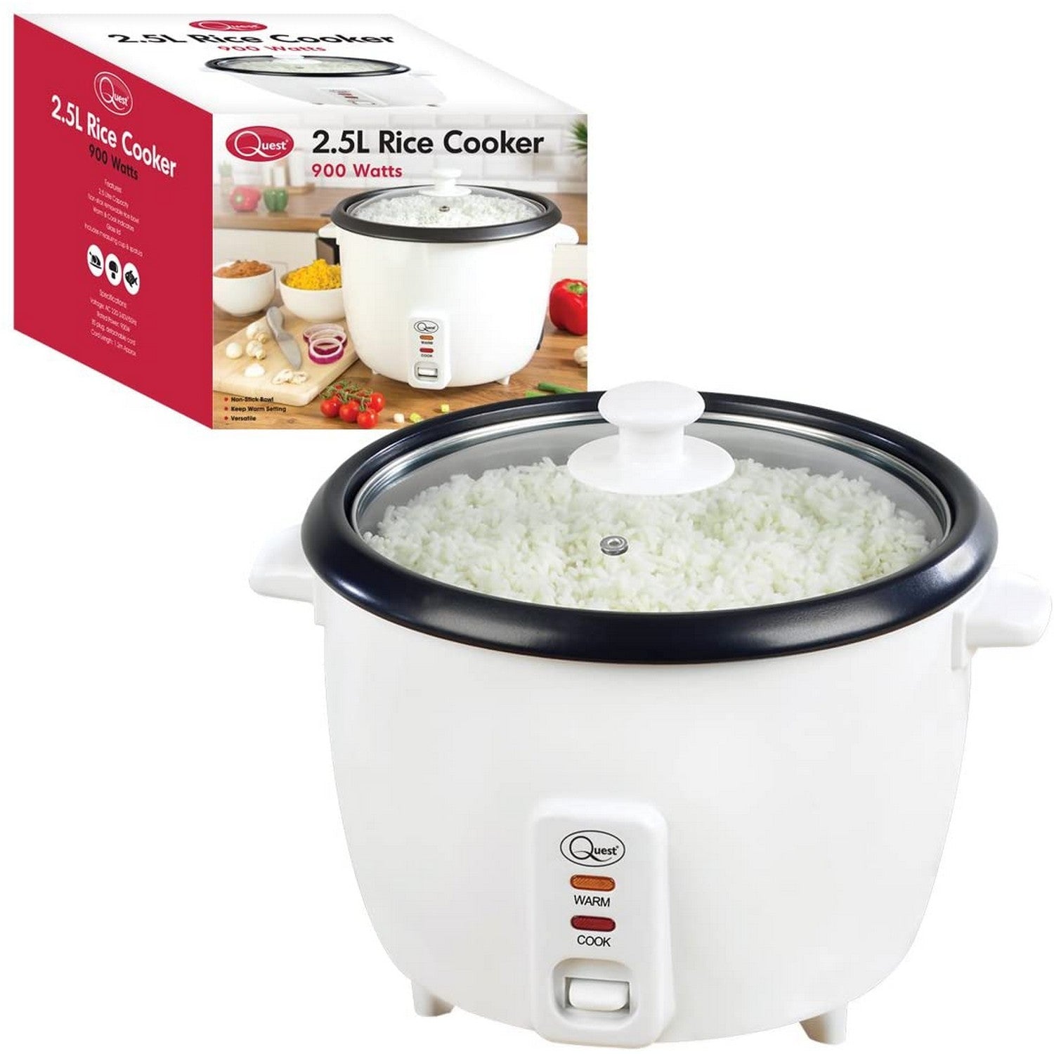Quest 2.5 Litre Rice Cooker