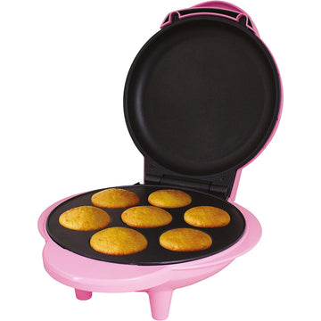 1000W Non Stick Compact Pink Mini Cupcake Cup Cake Maker