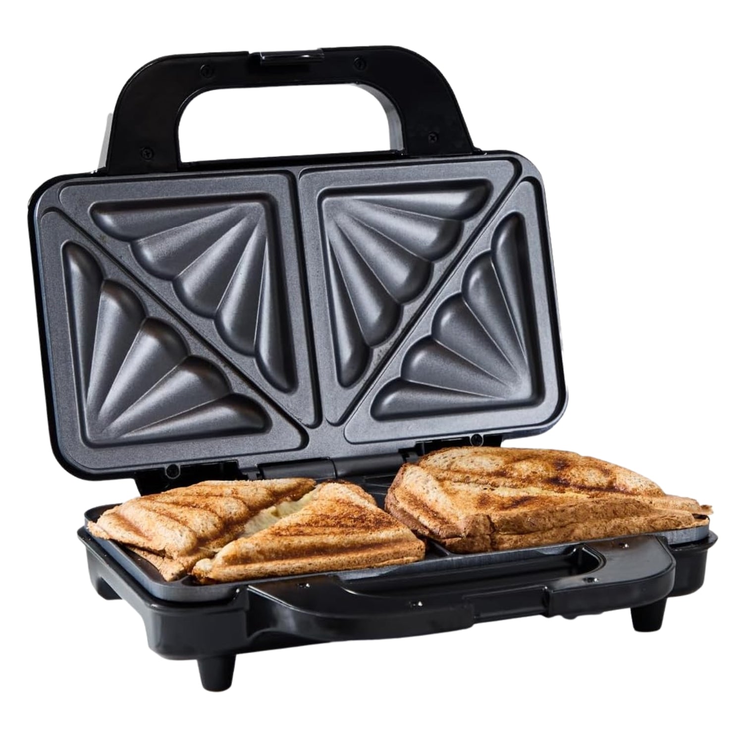 Quest Deep Fill Non Stick Plate 2 Slice Sandwich Toaster