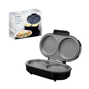 Quest 850W Electric Double Omelette Maker