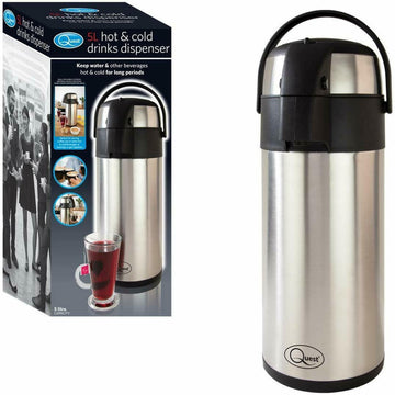 Quest 5 Litre Stainless Steel Hot & Cold Drink Dispenser