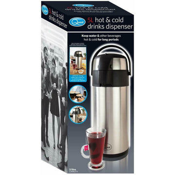 Quest 5 Litre Stainless Steel Hot & Cold Drink Dispenser