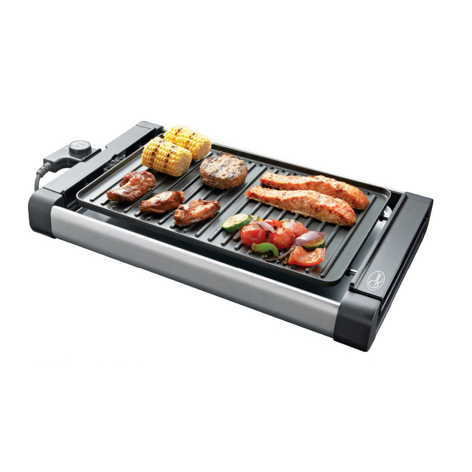 Quest Premium Black Indoor Non-Stick BBQ Grill