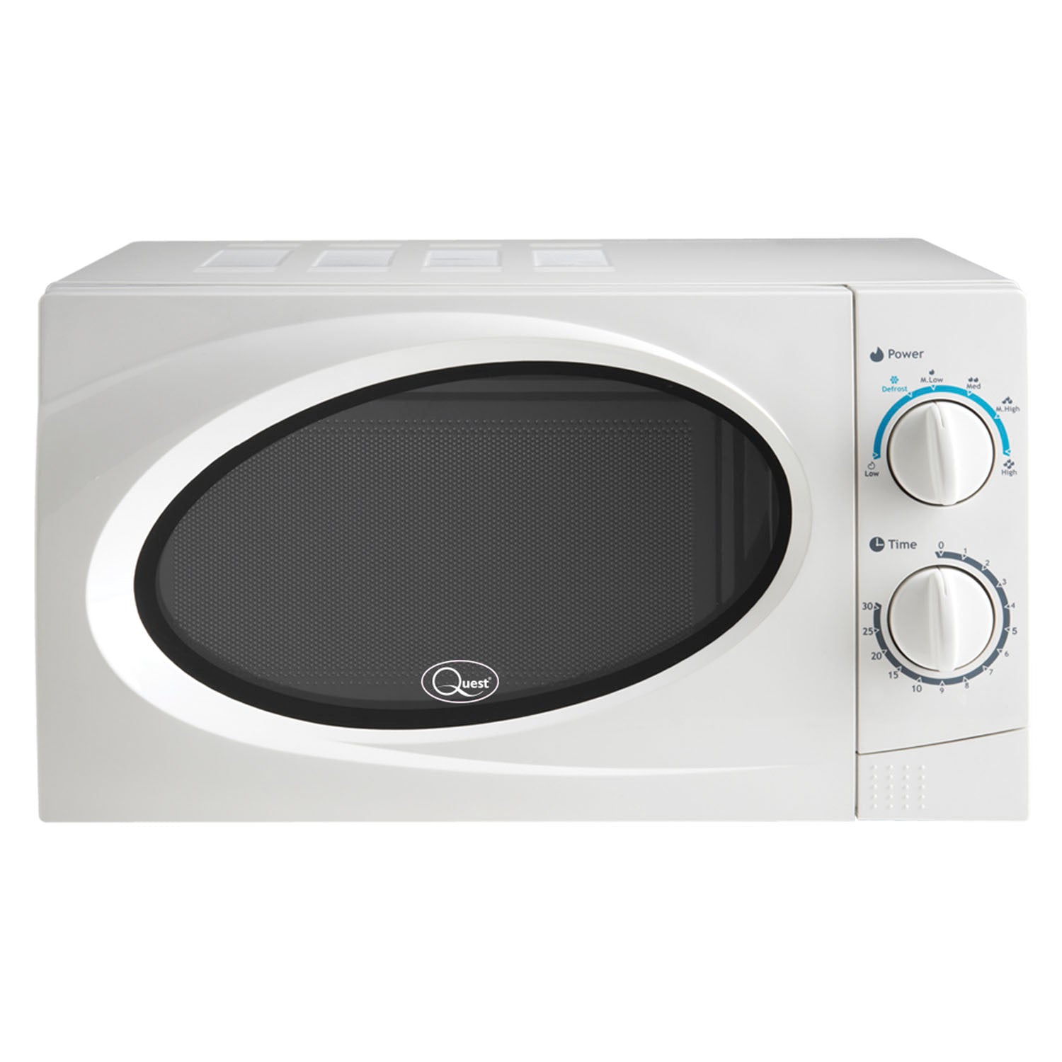 Quest Classic Dial Microwave Oven 700w White