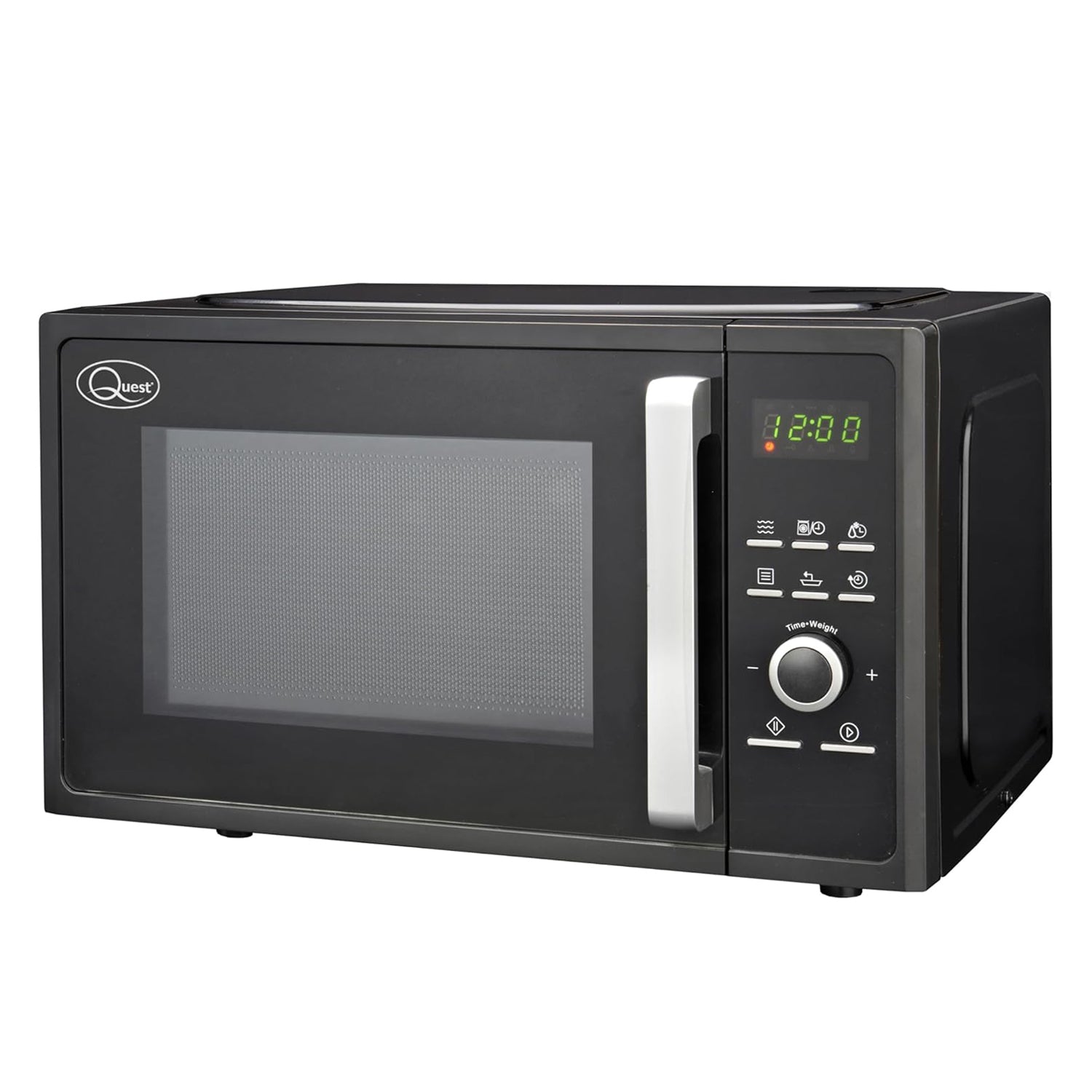 Quest 23L Black Digital Microwave