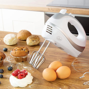 Quest 300W White Professional Kitchen Hand Mixer