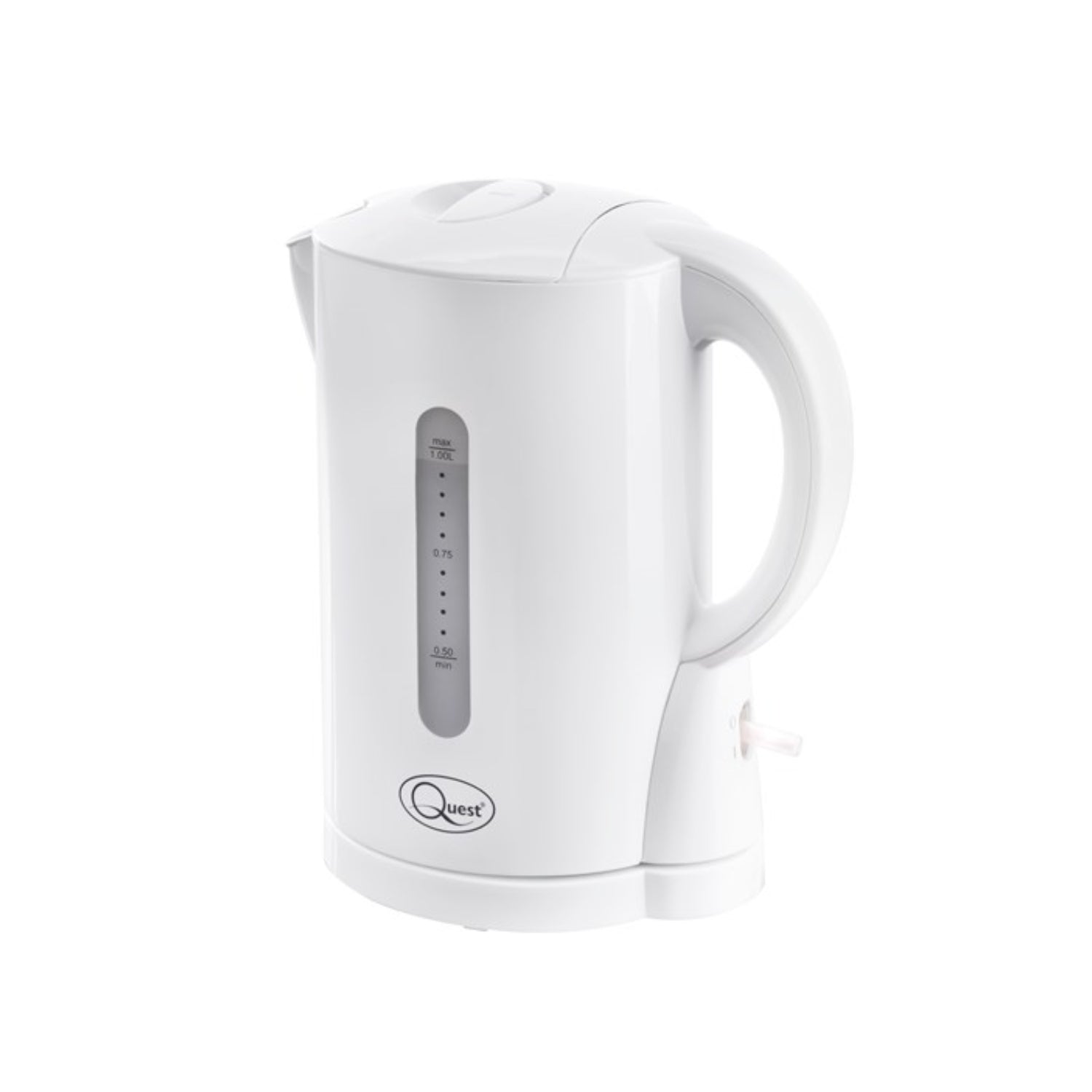 Quest 1 Litre White Jug Kettle
