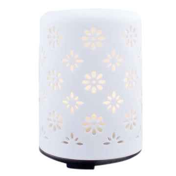 Silentnight Ceramic Aroma Humidifier Warm White LED Light