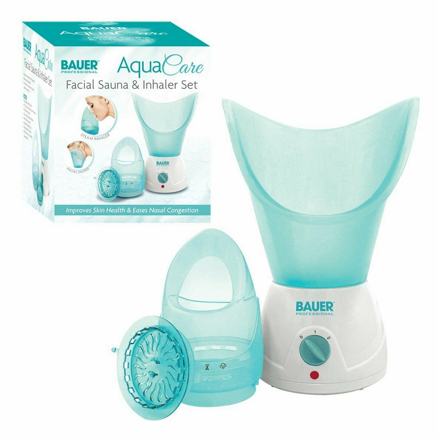 Bauer Aqua Care Facial Sauna & Inhaler Set