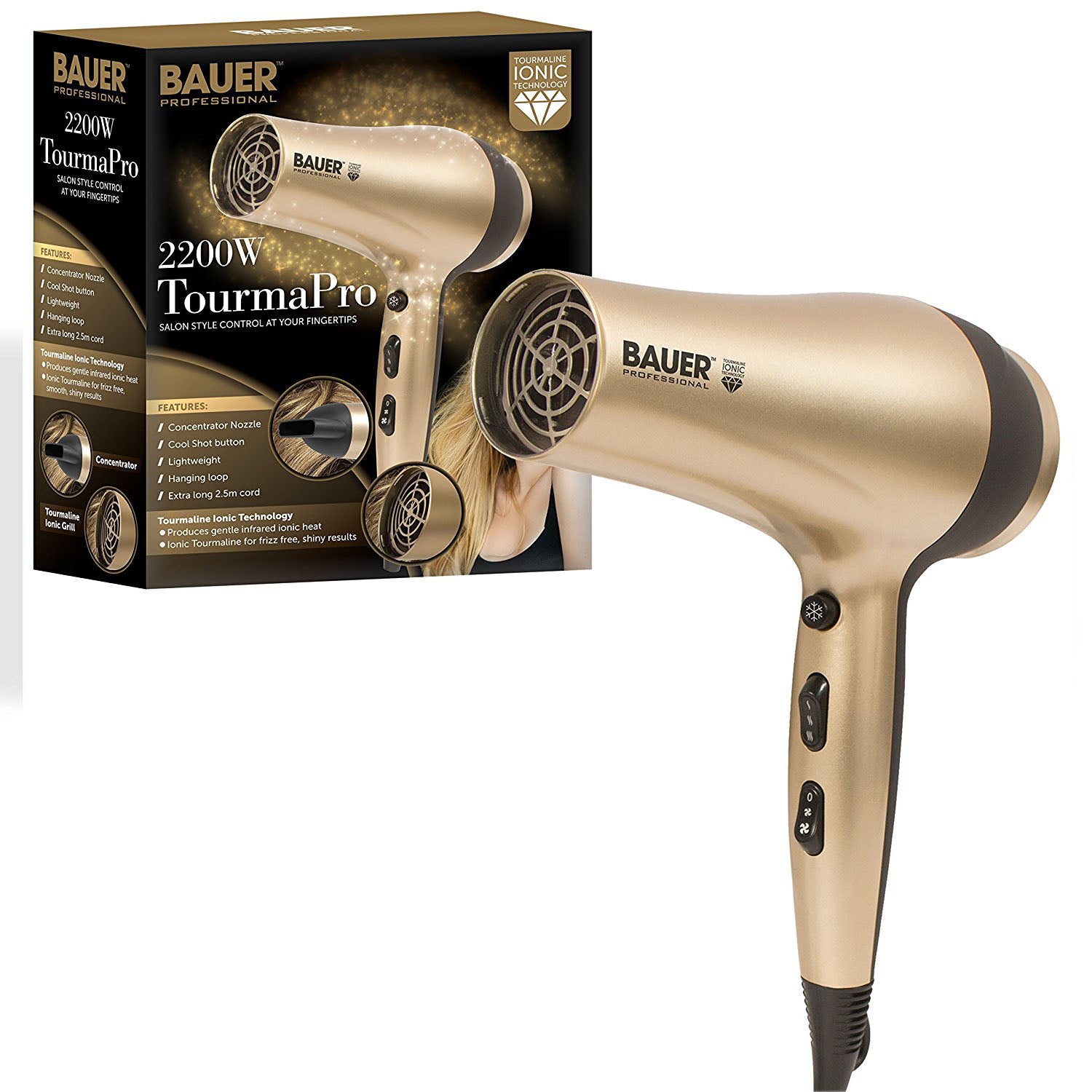 Tourma Pro 2200W Ionic Hairdryer