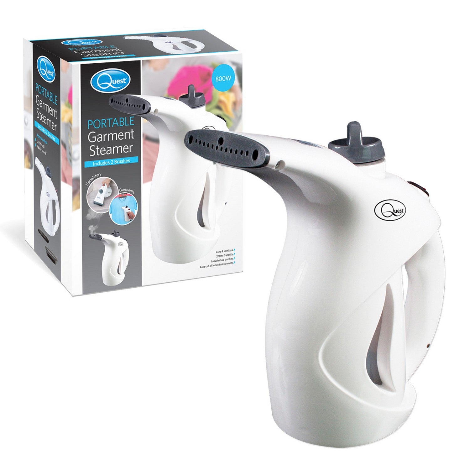 Quest 800W Portable Garment Steamer
