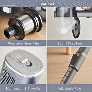 Quest Stick 800ml 2-in-1 Vacuum Cleaner