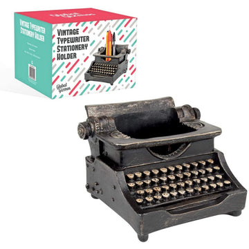 Global Gizmos Vintage Typewriter Shaped Stationary Pen Holder