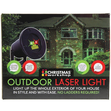 4 Modes Garden Outdoor Xmas Red Green Bright Laser Light
