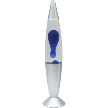 Global Gizmos Blue Retro Lava Lamp
