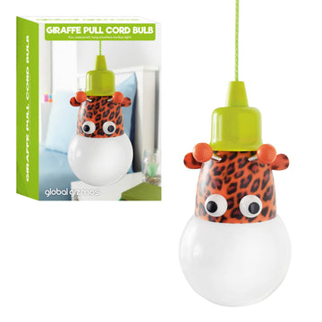 Giraffe Portable Pull Cord LED Light Bulb Shaped Reading Lamp