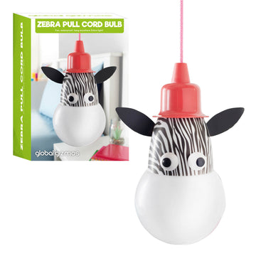 Global Gizmos Zebra Portable LED Bulb Hanging Lamp