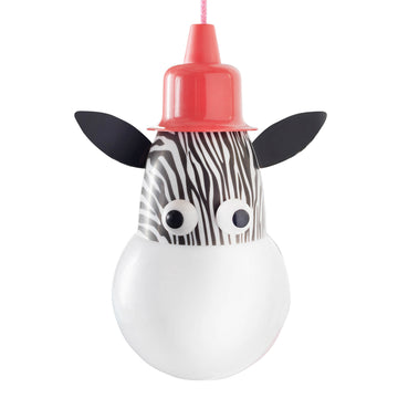 Global Gizmos Zebra Portable LED Bulb Hanging Lamp