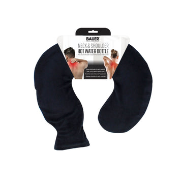 Hot Water Bottle For Neck & Shoulder - Black