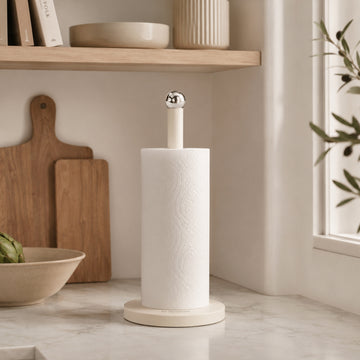 4Pcs 34cm Ivory Finish Stainless Steel Paper Towel Holders