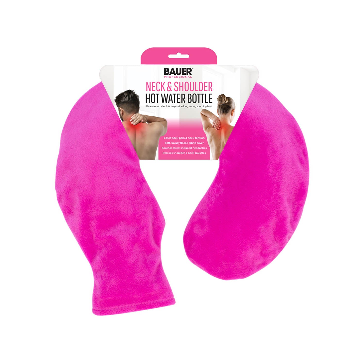 Hot Water Bottle For Neck & Shoulder - Pink