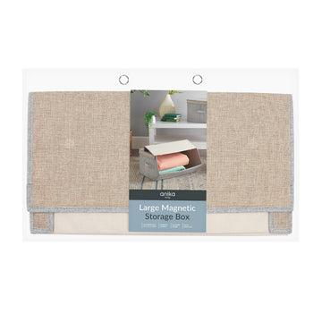 Anika Cream Stackable Magnetic Storage Box