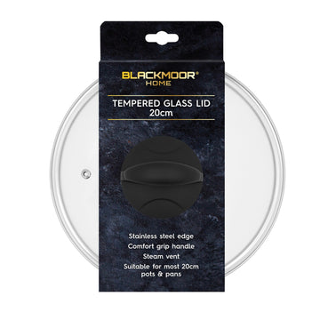 Blackmoor Home 20cm Tempered Glass Pan Lid