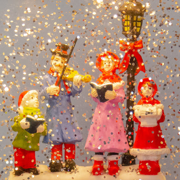 Water Filled Indoor Red London Bus LED Light