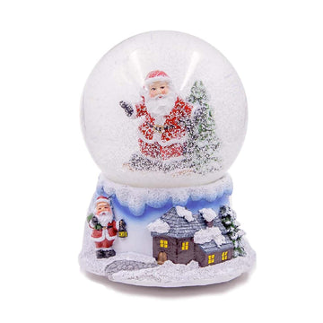 Wind Up Musical Santa Claus Snowglobe