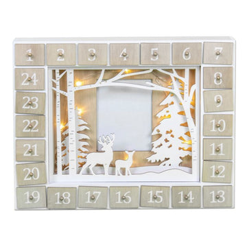 24 Box Family LED Light Up Advent Calendar Christmas Décor