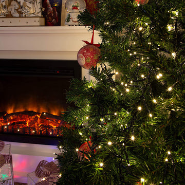 LED Warm White Chaser Christmas Lights