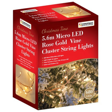 Micro LED Cluster Fairy Christmas Lights