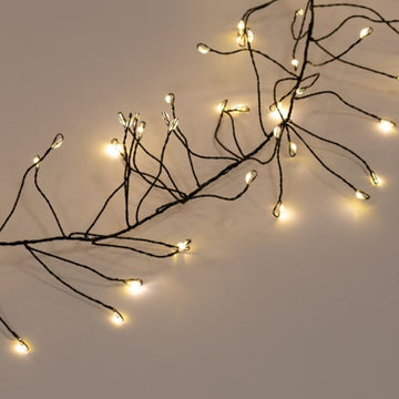 680 Warm White String Cluster LED Xmas Lights