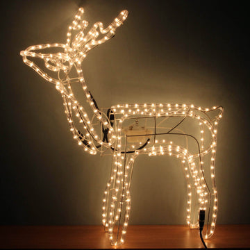 Standing Reindeer Christmas Light Indoor Outdoor LED Xmas