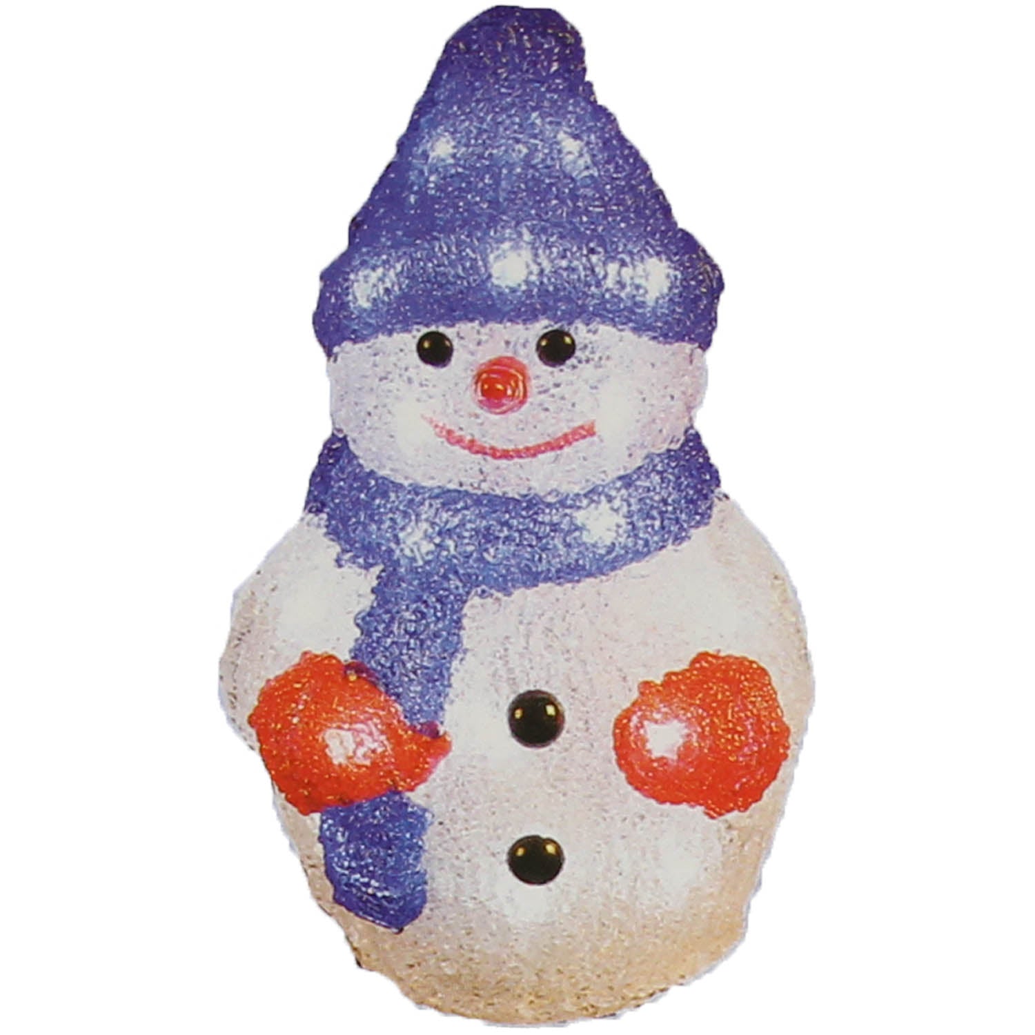 22cm Indoor Battery Operated LED Light Snowman Christmas Ornament