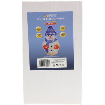 22cm Indoor Battery Operated LED Light Snowman Christmas Ornament