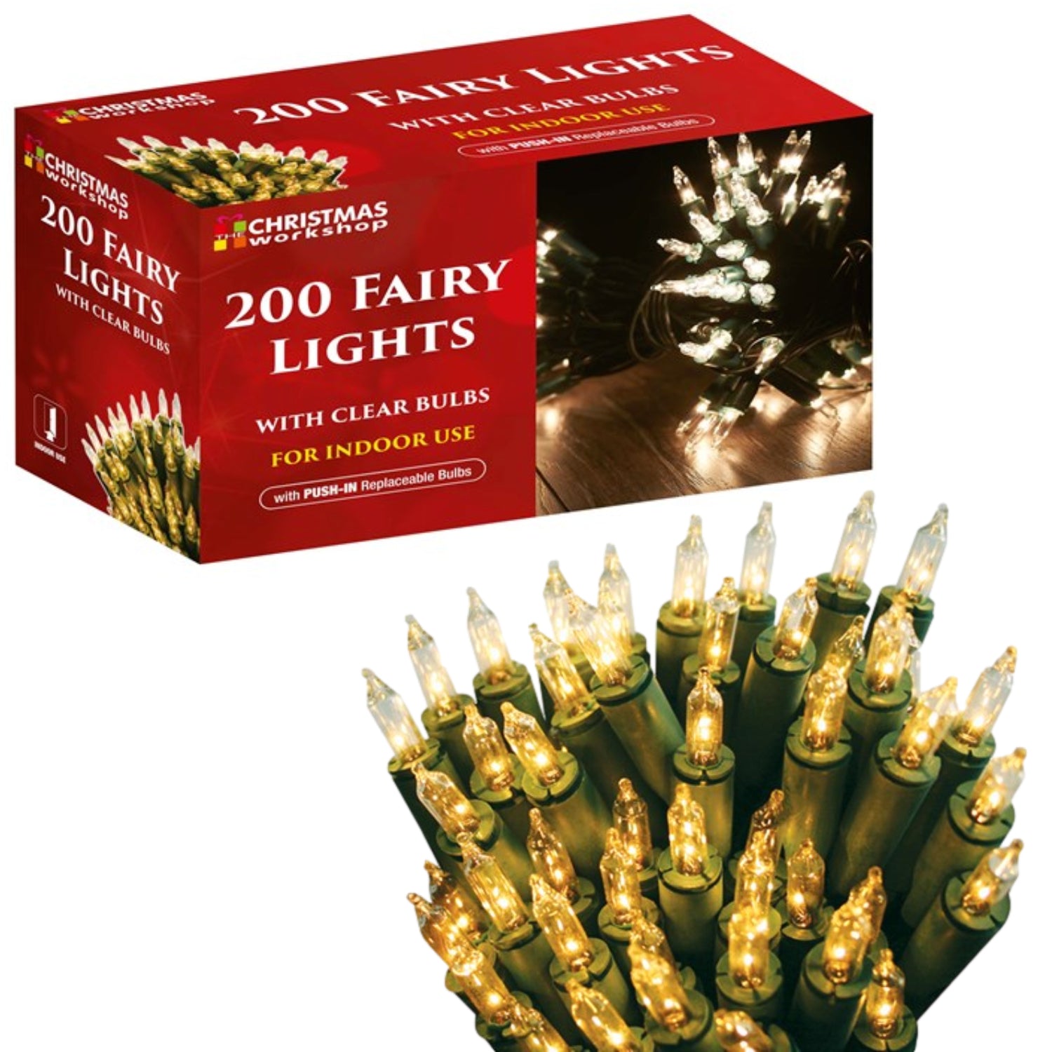 200 Ultra Bright Indoor Christmas Fairy Lights