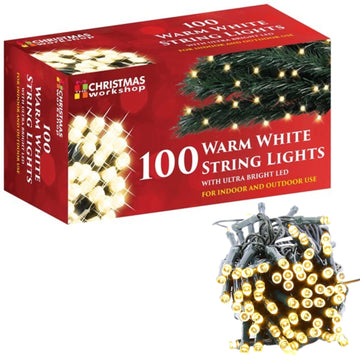 100 Warm White Fairy LED Christmas Decoration Lights