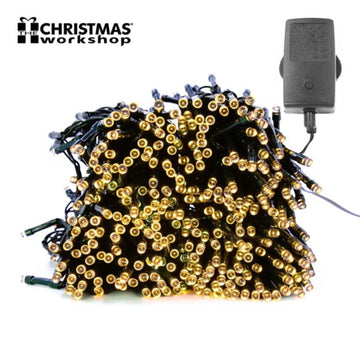 400 Warm White Christmas  Lights With Ultra Bright LED