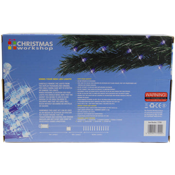 100 Blue Fairy Chaser Ultra Bright LED Christmas Lights Decoration