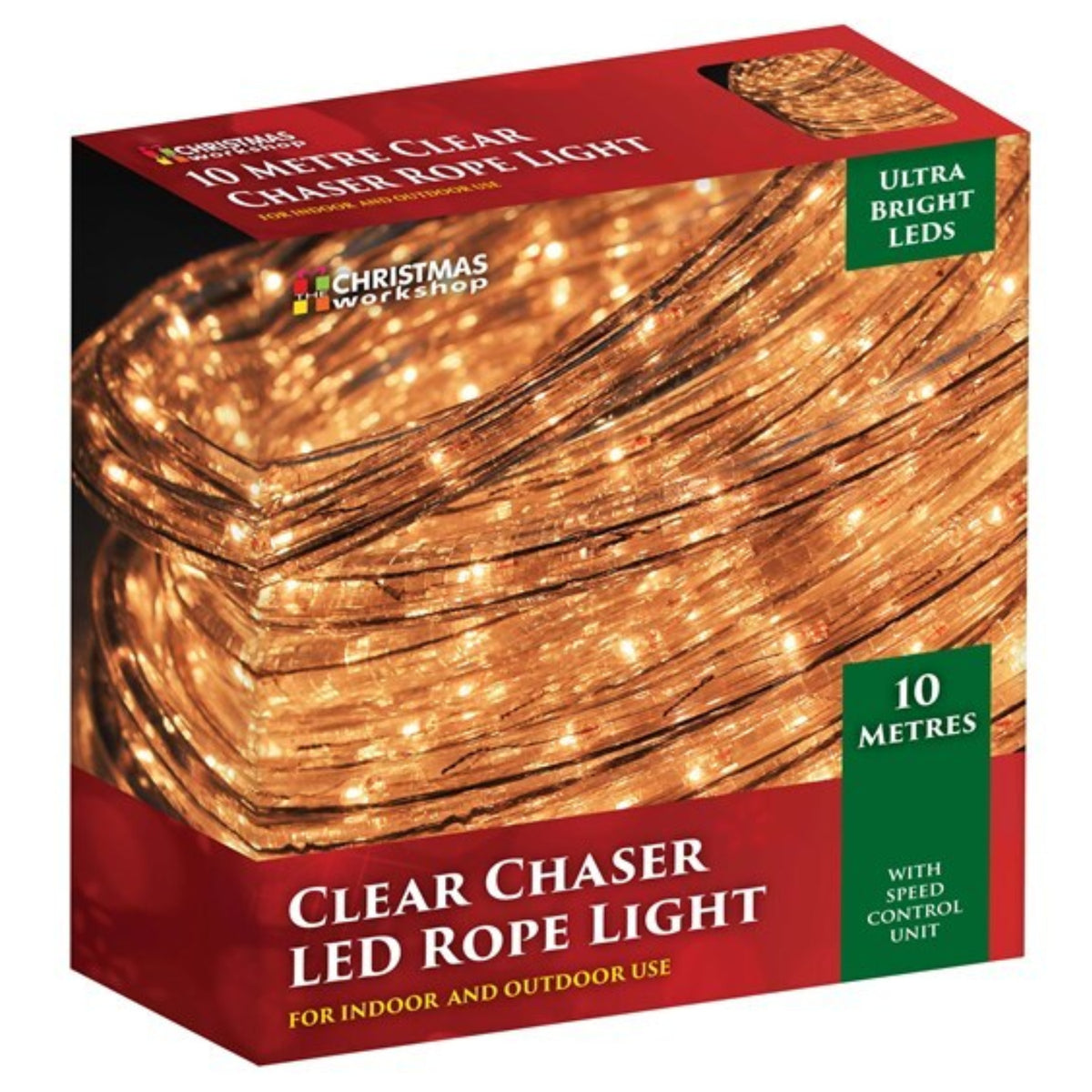 Chasing Rope Light LED White Chaser Rope Christmas Lights