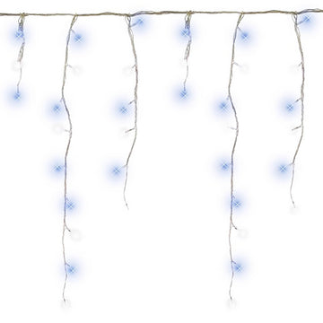 960 LED Blue & White Icicle Christmas Lights