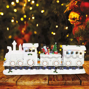 Christmas Train With Flickering LED & Musical Tunes Decoration