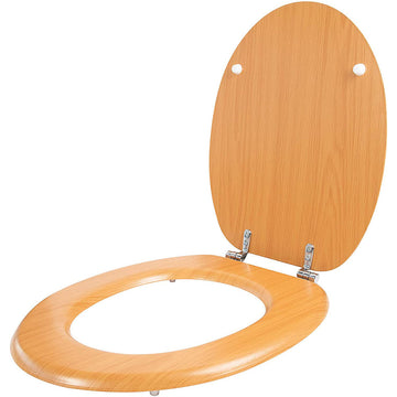 Anika Bathroom Pine Effect Toilet Seat