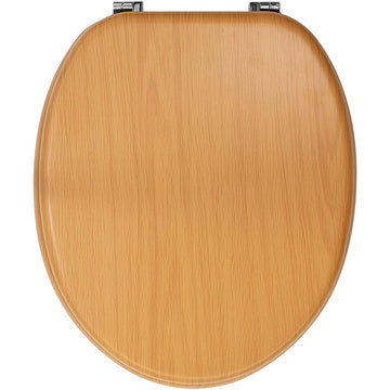Anika Bathroom Pine Effect Toilet Seat