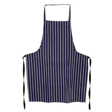 Butcher Stripe Apron 100% Cotton - Blue