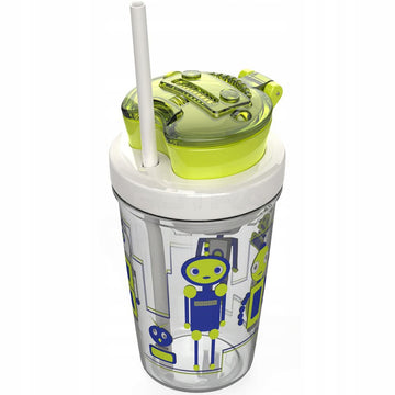 Contigo Robot Kids Drinking Bottle With Snack Box