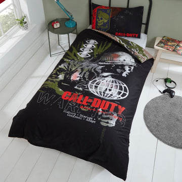 Call of Duty Duvet Cover Set, Single, Black