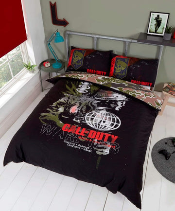 Call of Duty Duvet Cover Set, Double, Black