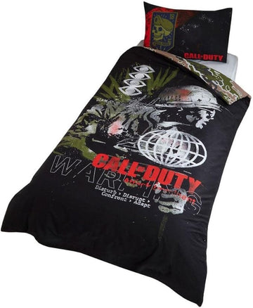 Call of Duty Duvet Cover Set, Single, Black